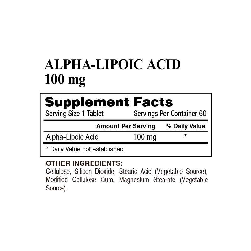 Alpha-Lipoic Acid 100mg