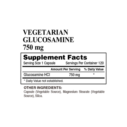 Vegetarian Glucosamine 750 mg