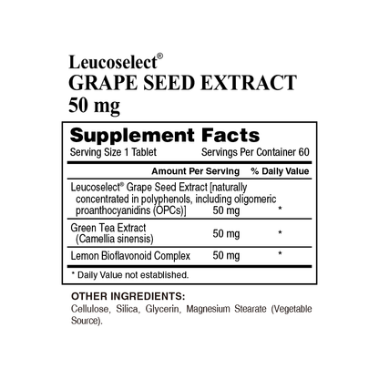 Leucoselect® Grape Seed Extract 50 mg