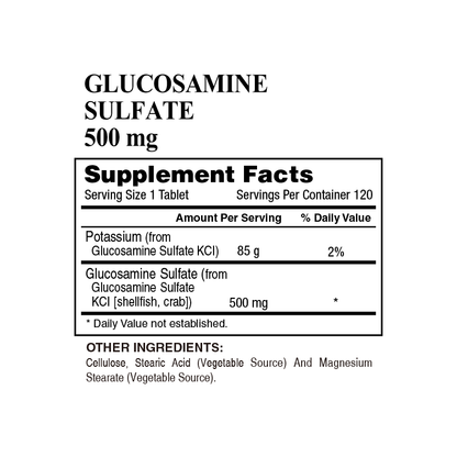 Glucosamine Sulfate 500mg