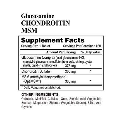 Glucosamine Chondroitin MSM