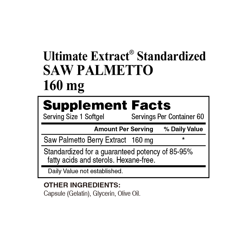 Saw Palmetto 160 mg