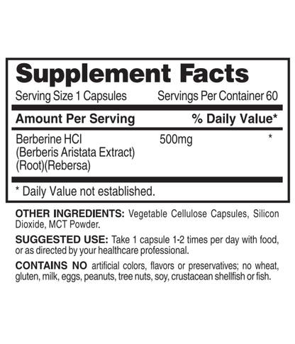 Berberine 500mg