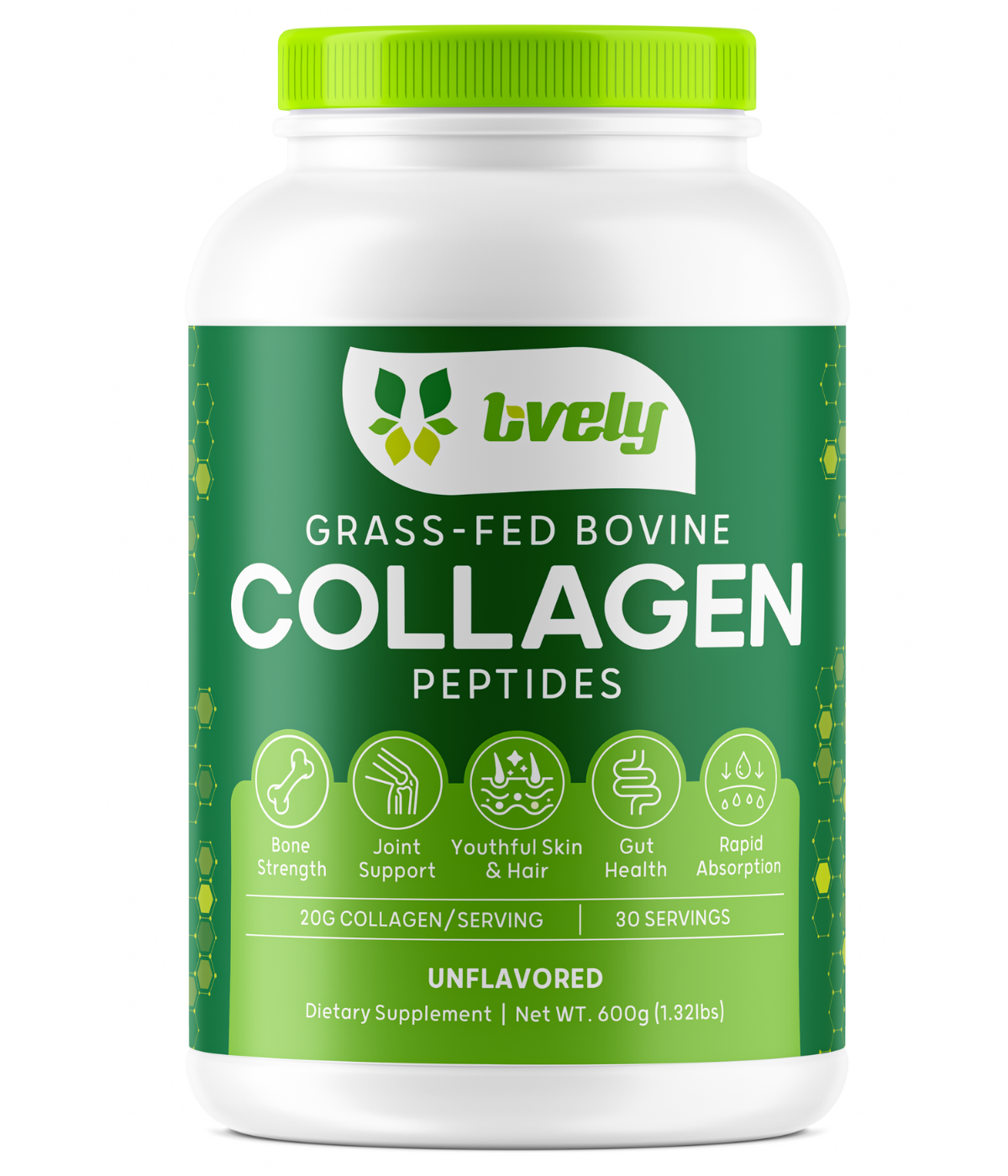 Collagen Peptides (Grass-fed Bovine) 600g