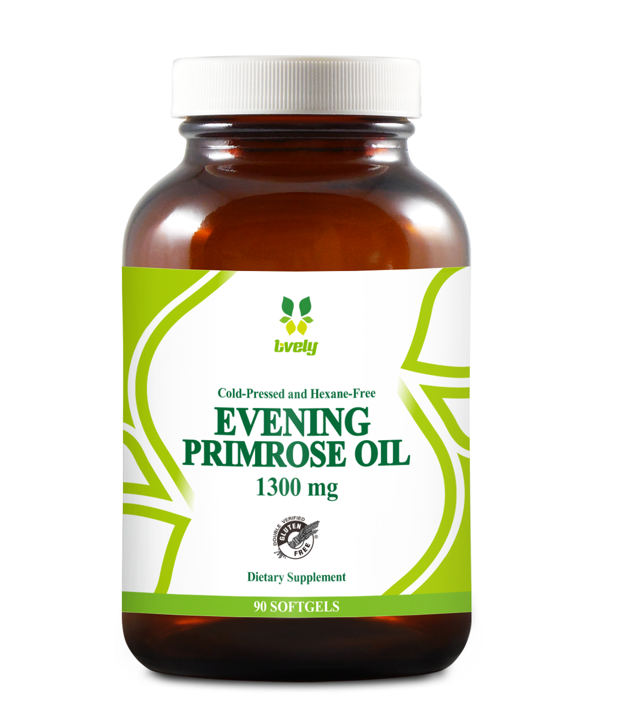 Evening Primrose Oil 1,300 mg Cold Pressed and Hexane Free