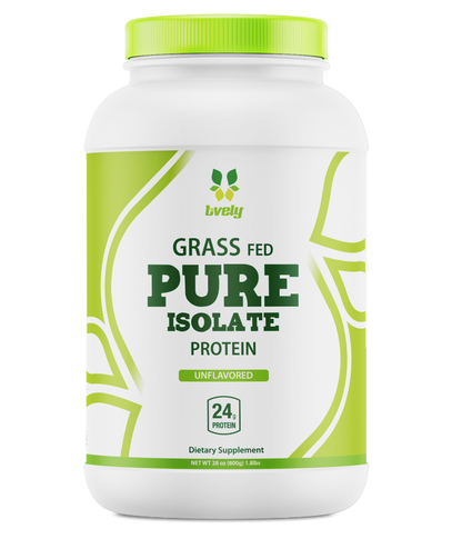 Grass-Fed Pure Whey Protein Isolate Powder (Unflavored)