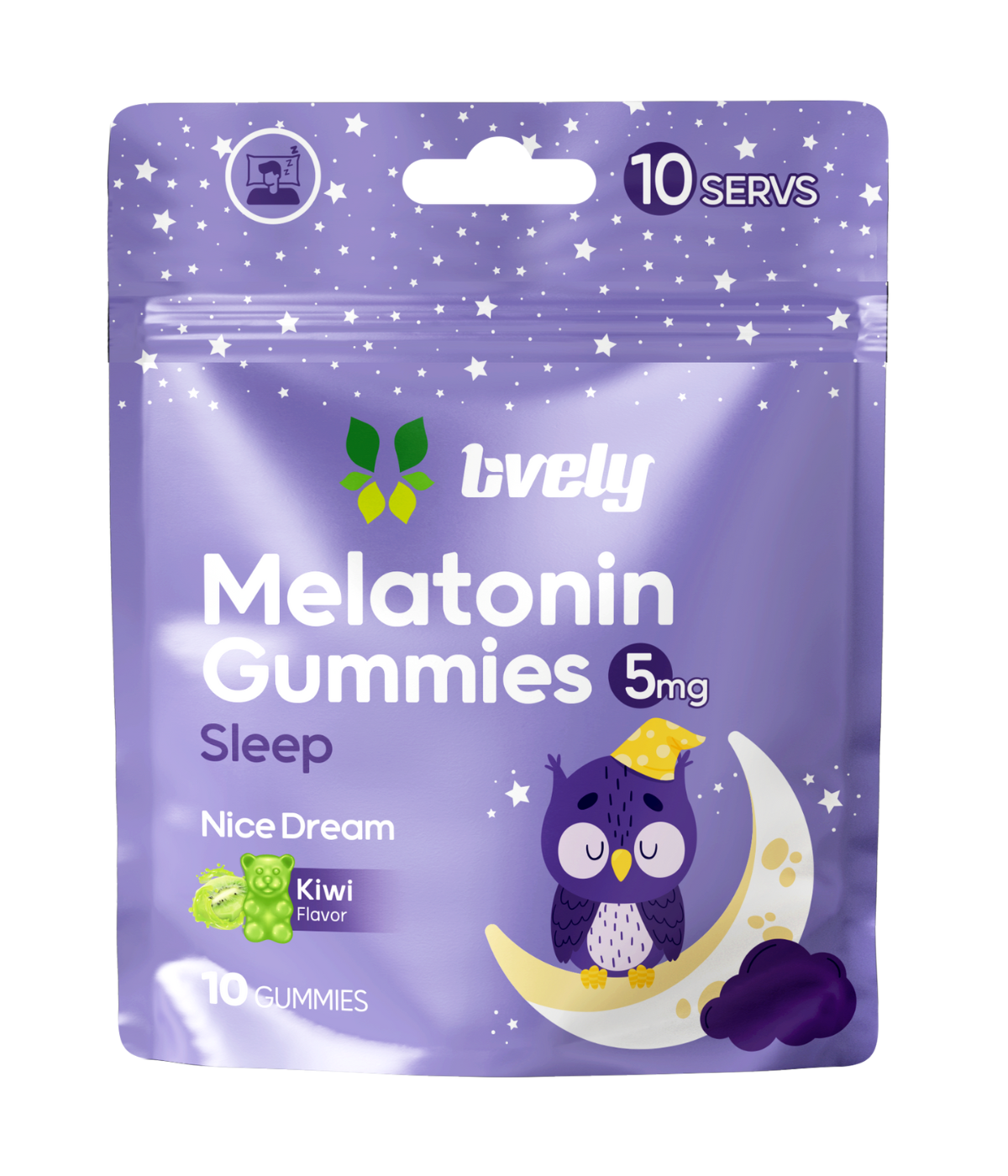 Melatonin Gummies 5 mg (Travel Pack)