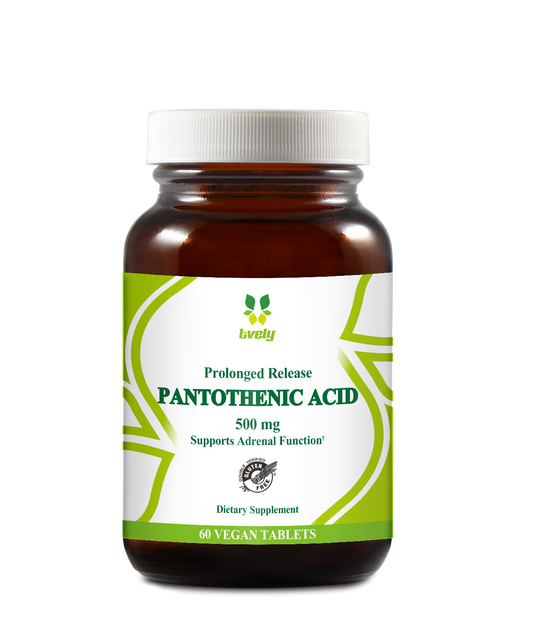 Prolonged Release Pantothenic Acid 500 mg